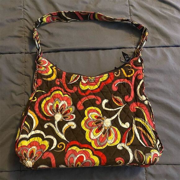Vera Bradley Puccini Shoulder Bag Multicolor Medium Casual Handbag - Picture 1 of 7